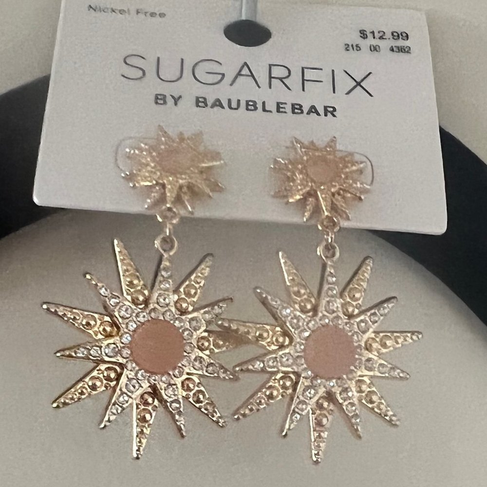 Sugarfix by BaubleBar Blush Starburst Earrings